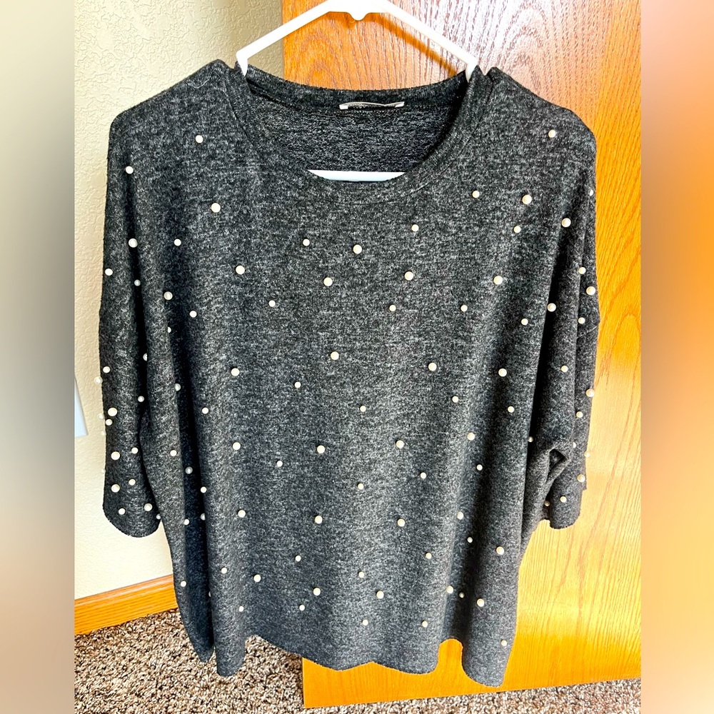 Zara Pearl Top.